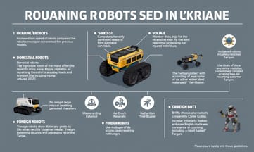 動画で見るロシア軍の四輪ロボットが野戦を駆け抜ける瞬間