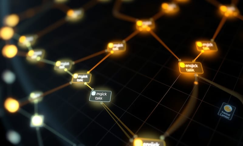 タスクのつながりを視覚的に捉えるTaskheatのイメージ。