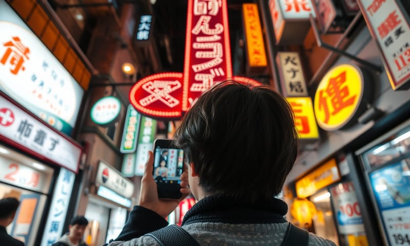 スクロールするのをやめて、見上げてみた景色