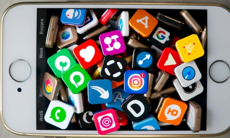 気づけばアプリだらけになったスマホ画面