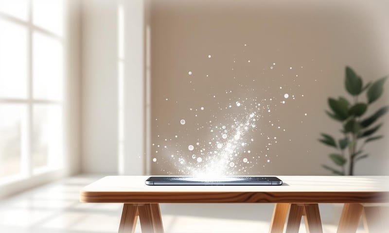 ソフトウェアが画面から解放される概念のイメージ