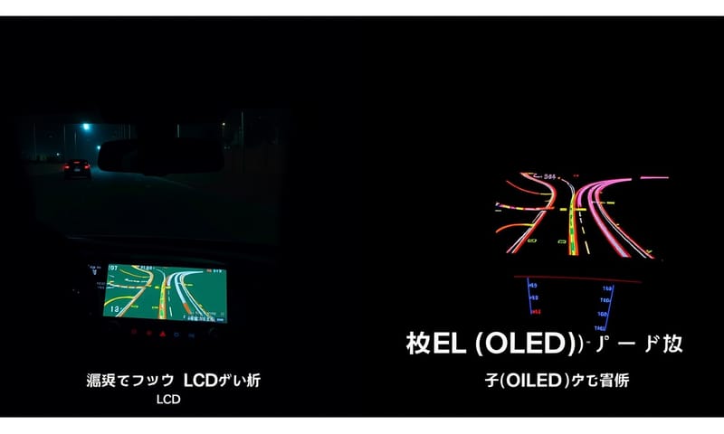 ディスプレイのグレア（光沢）とアンチグレア（非光沢）の見え方の違い