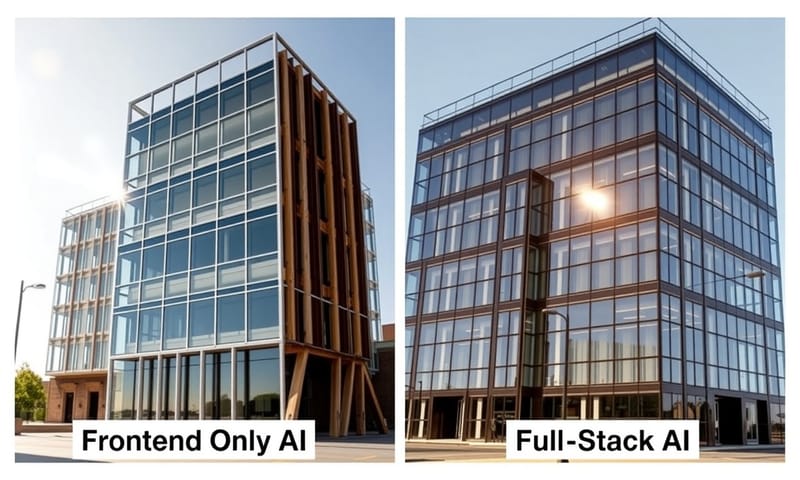 ハリボテのセット vs 頑丈な建物