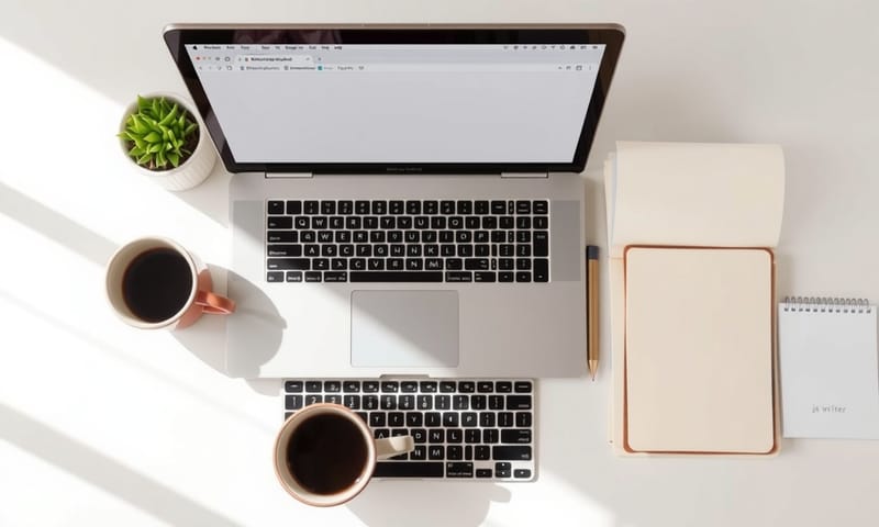 集中できる、ミニマルなライティング環境