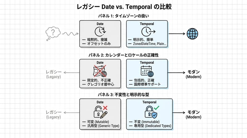 Type 3 Multi-view Diagram：TemporalとDateの違いが出るポイント