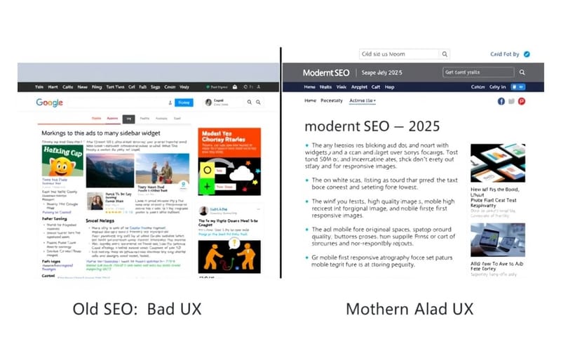 ユーザー体験の比較：旧デザイン vs 2025年のデザイン