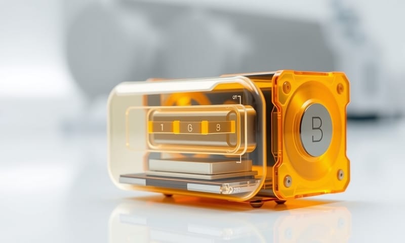 研究室でテスト中の次世代バッテリーのプロトタイプ（イメージ）