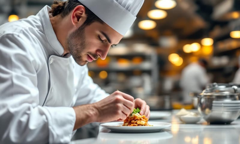 ドメイン層の責務をシェフの仕事に例えたイメージ