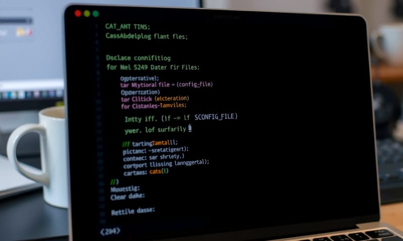 ターミナルで実際にコードを書いてる感じ