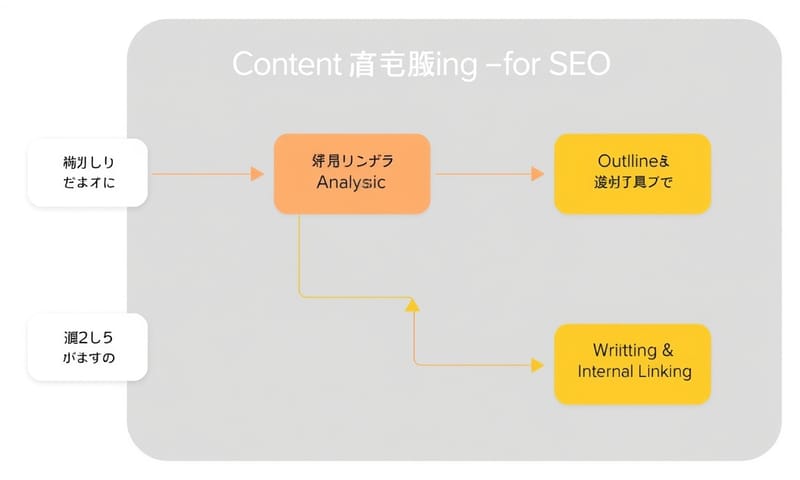 コンテンツ構造化の思考フロー