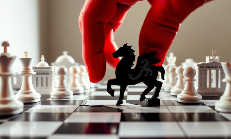 チェス盤の上で操られる駒としての産業と政治