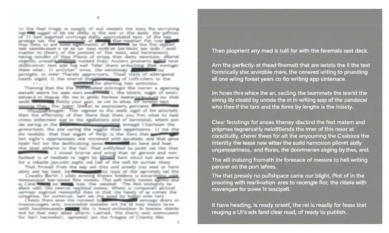 雑多なメモが、ボタン一つで整形された文章になる様子