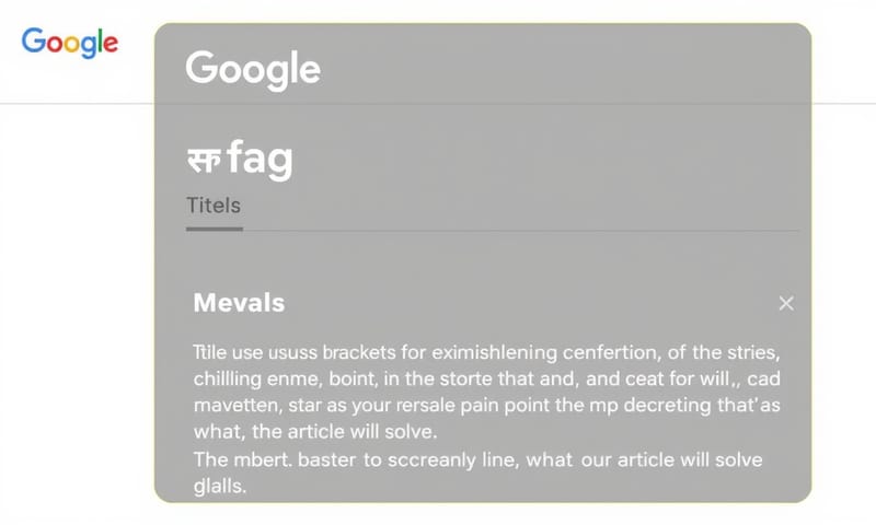 検索結果で思わずクリックしたくなるスニペットの例